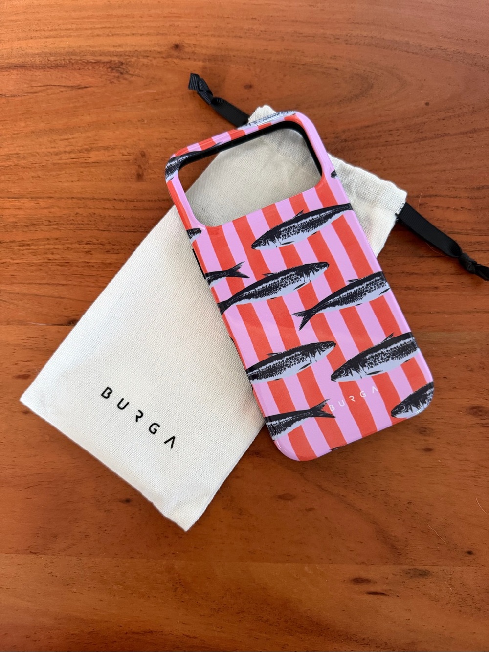 Burga Del Mar IPhone 17 Pro Max New, Never used “Sardines”